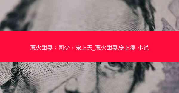 惹火甜妻：司少，宠上天_惹火甜妻,宠上瘾 小说