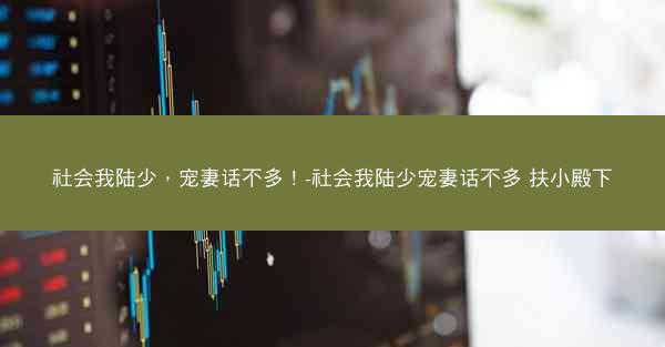 社会我陆少，宠妻话不多！-社会我陆少宠妻话不多 扶小殿下