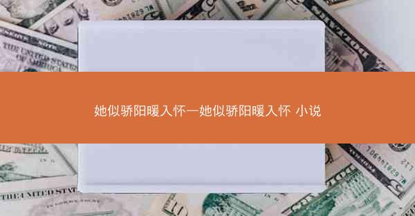 她似骄阳暖入怀—她似骄阳暖入怀 小说