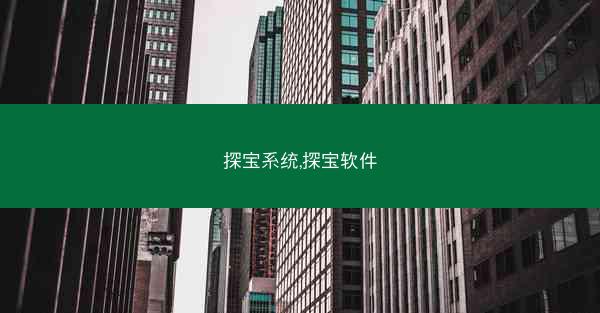 探宝系统,探宝软件
