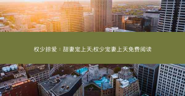 权少掠爱：甜妻宠上天;权少宠妻上天免费阅读