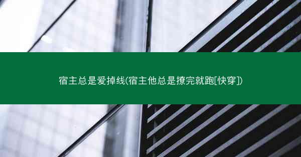 宿主总是爱掉线(宿主他总是撩完就跑[快穿])