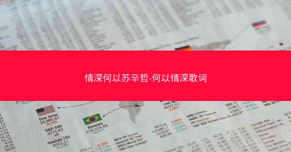 情深何以苏辛哲-何以情深歌词