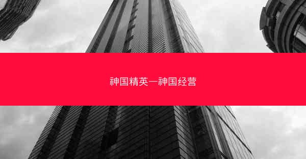 神国精英—神国经营