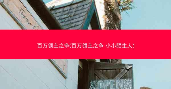 百万领主之争(百万领主之争 小小陌生人)