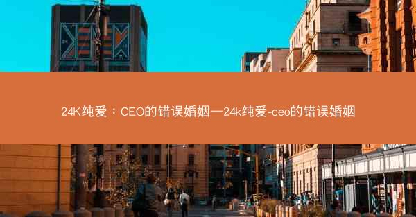 24K纯爱：CEO的错误婚姻—24k纯爱-ceo的错误婚姻