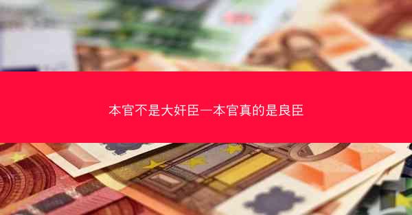 本官不是大奸臣—本官真的是良臣
