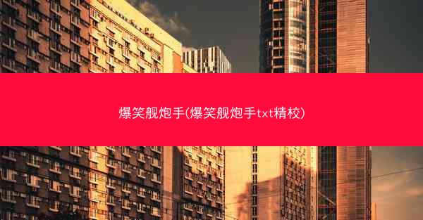 爆笑舰炮手(爆笑舰炮手txt精校)