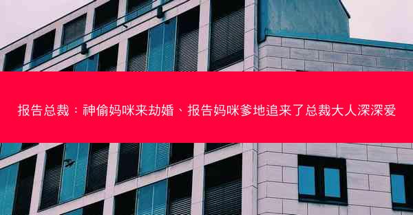 报告总裁：神偷妈咪来劫婚、报告妈咪爹地追来了总裁大人深深爱