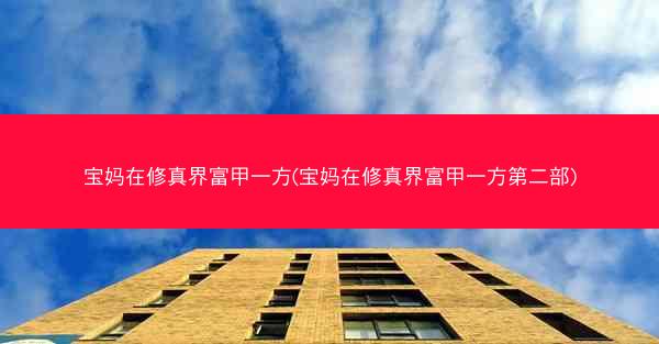 宝妈在修真界富甲一方(宝妈在修真界富甲一方第二部)