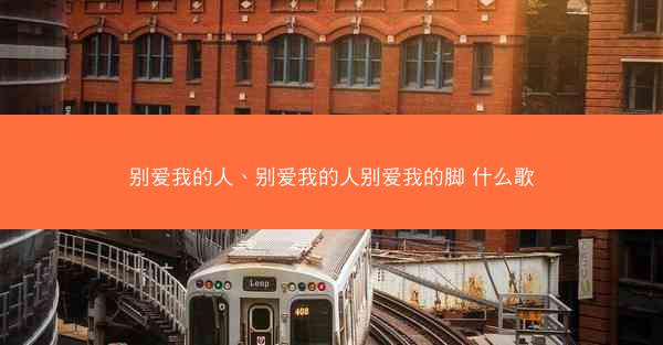 别爱我的人、别爱我的人别爱我的脚 什么歌