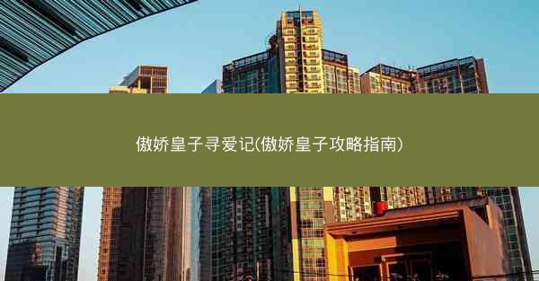 傲娇皇子寻爱记(傲娇皇子攻略指南)