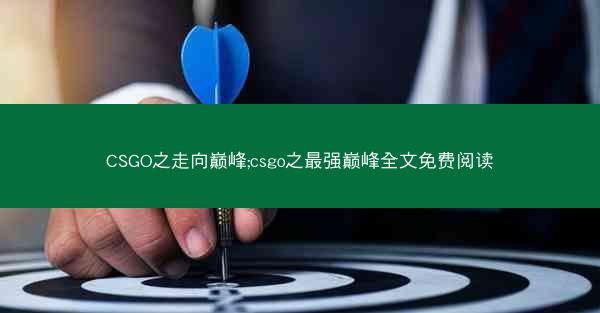 CSGO之走向巅峰;csgo之最强巅峰全文免费阅读