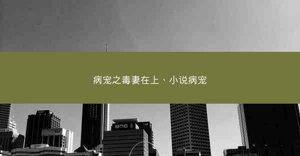 病宠之毒妻在上、小说病宠